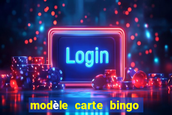 modèle carte bingo quarantaine gratuit