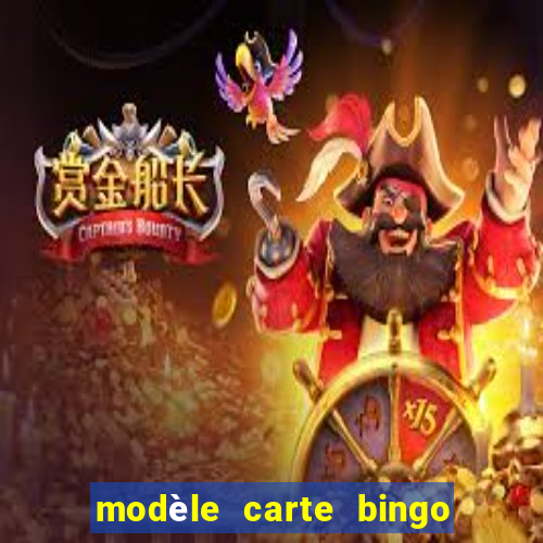 modèle carte bingo quarantaine gratuit