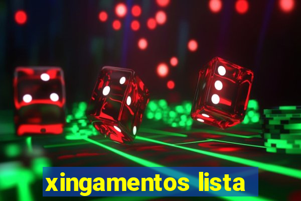 xingamentos lista