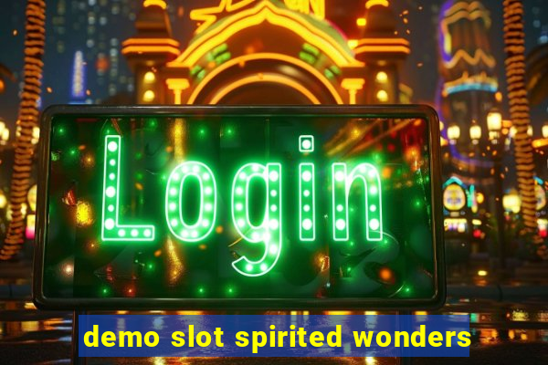 demo slot spirited wonders