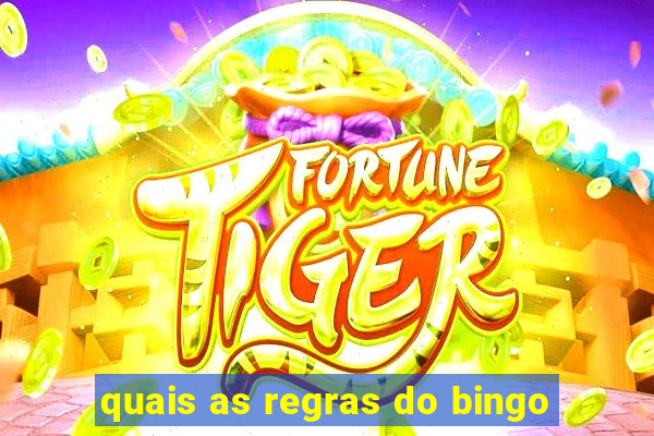 quais as regras do bingo