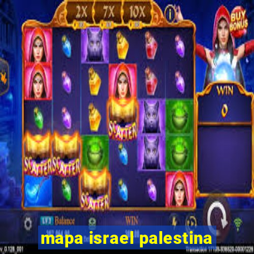 mapa israel palestina