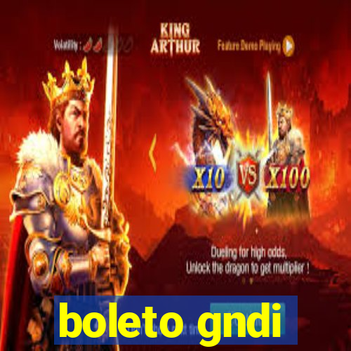 boleto gndi