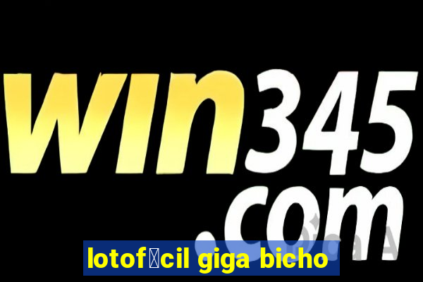 lotof谩cil giga bicho