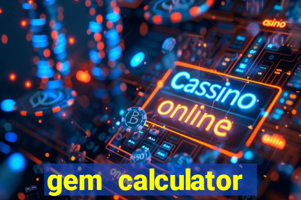 gem calculator diablo immortal