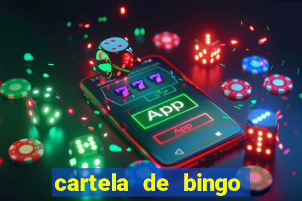 cartela de bingo para educa??o infantil