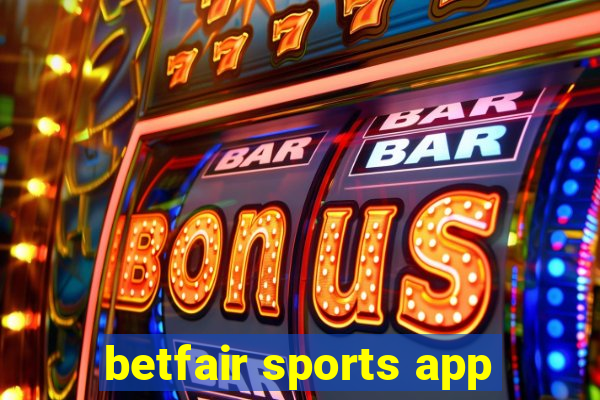 betfair sports app