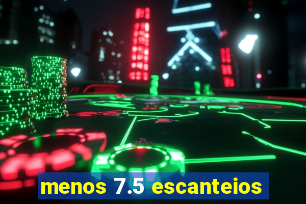 menos 7.5 escanteios