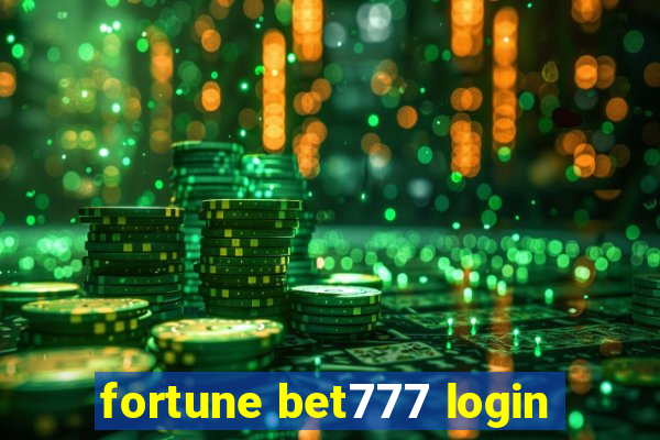 fortune bet777 login