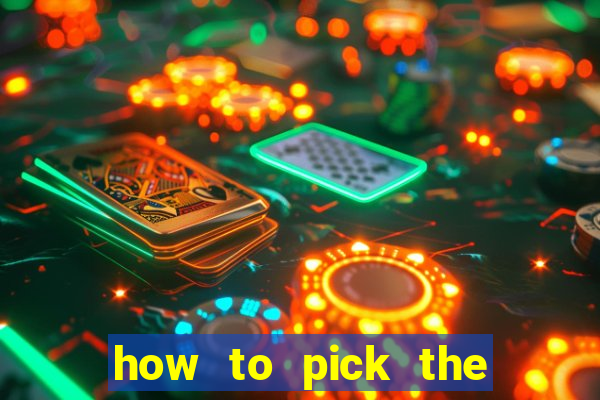 how to pick the right slot machine to win