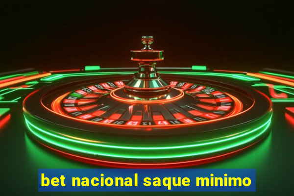 bet nacional saque minimo