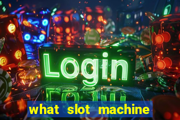 what slot machine has the best odds