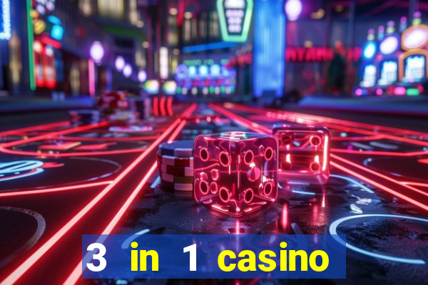 3 in 1 casino game table