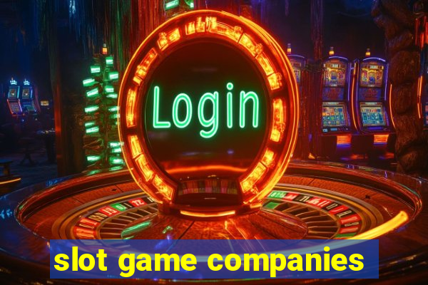 slot game companies