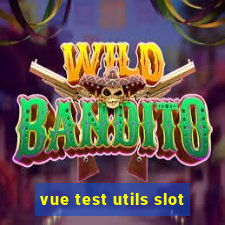 vue test utils slot