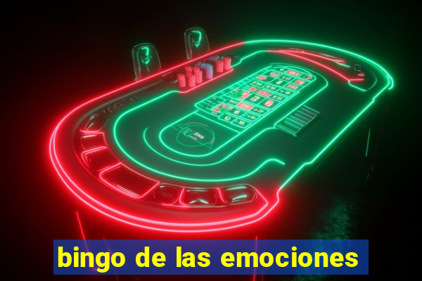 bingo de las emociones