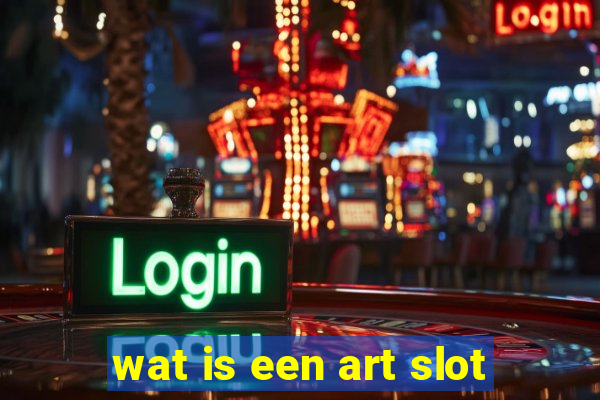 wat is een art slot