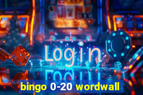 bingo 0-20 wordwall