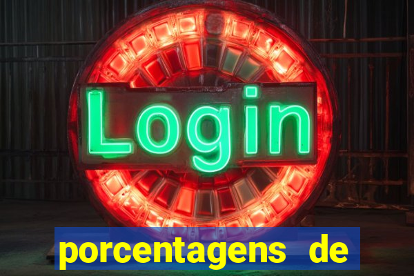 porcentagens de jogos pagantes