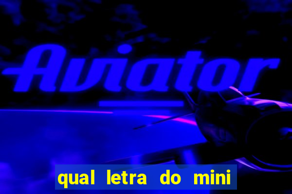 qual letra do mini dolar hoje