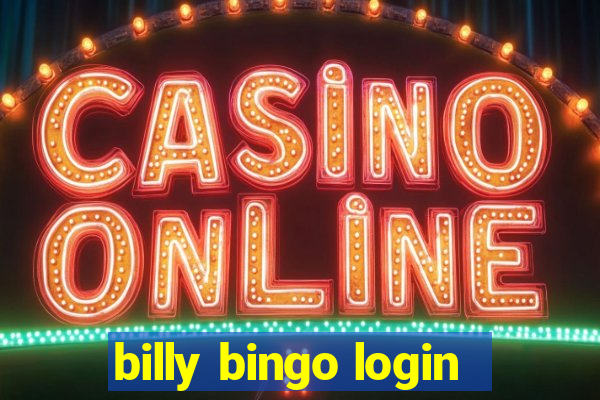 billy bingo login