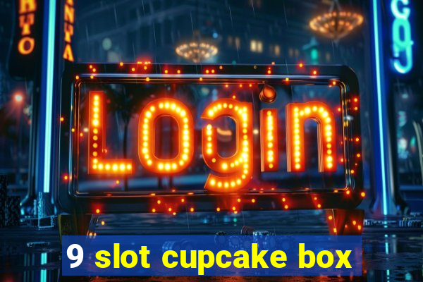 9 slot cupcake box