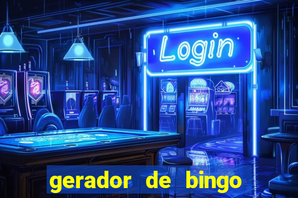 gerador de bingo de palavras