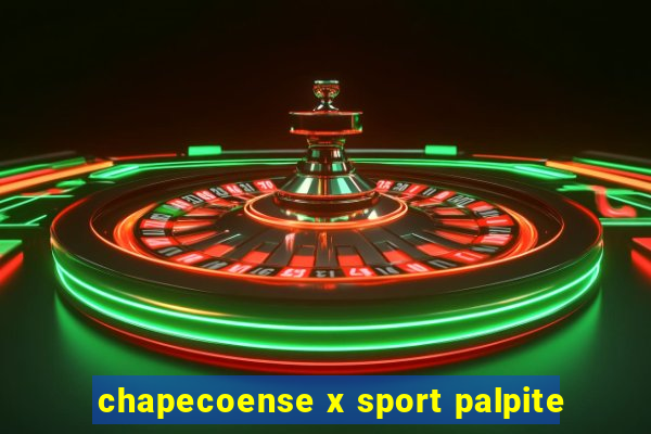 chapecoense x sport palpite