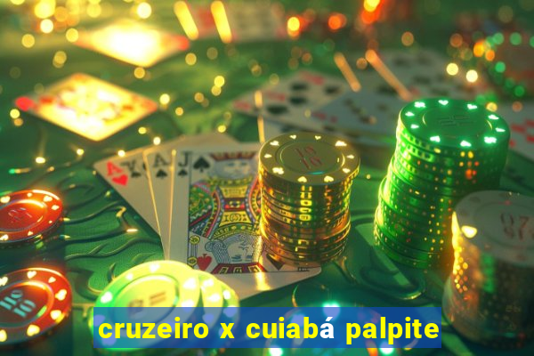 cruzeiro x cuiabá palpite