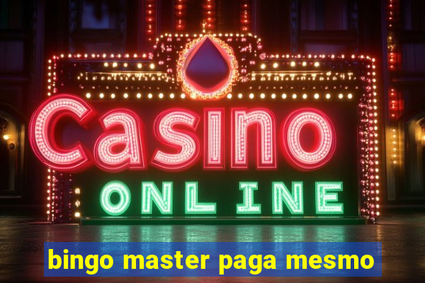 bingo master paga mesmo