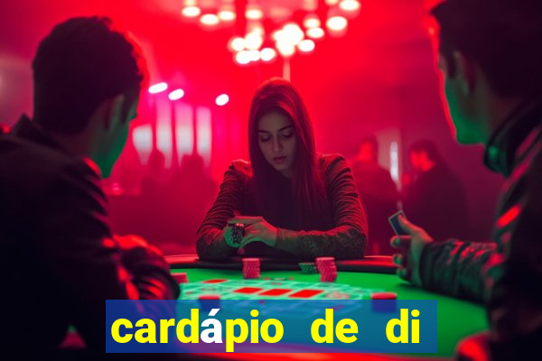 cardápio de di napoli lajeado