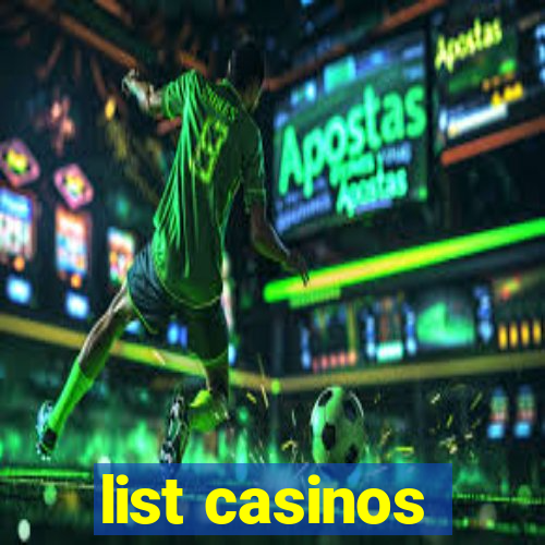 list casinos