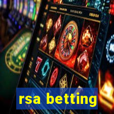 rsa betting