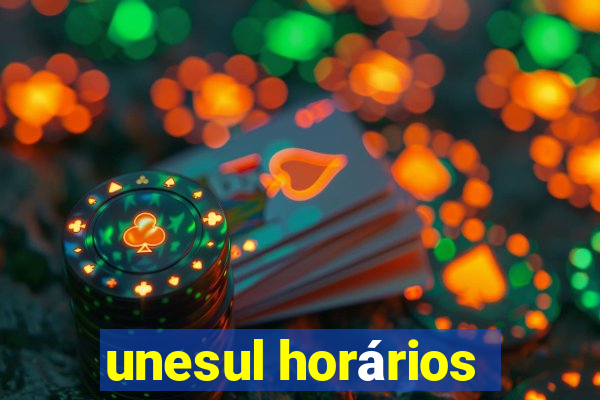 unesul horários