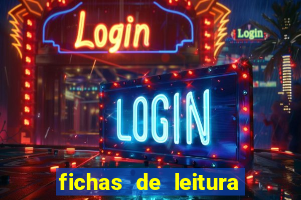 fichas de leitura pdf grátis