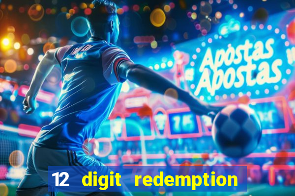 12 digit redemption code for golden hearts casino