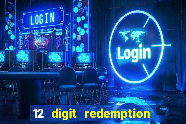 12 digit redemption code for golden hearts casino