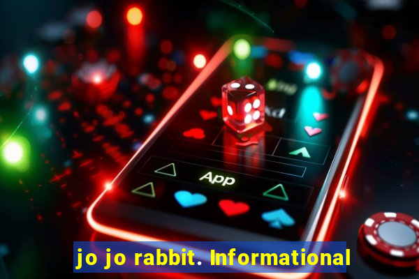 jo jo rabbit. Informational