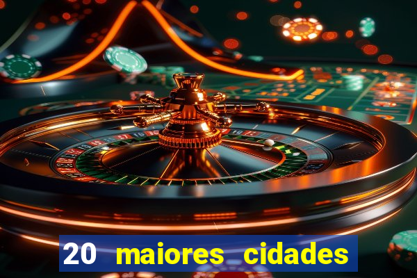 20 maiores cidades de sp