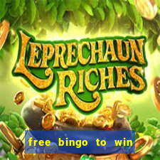 free bingo to win real money