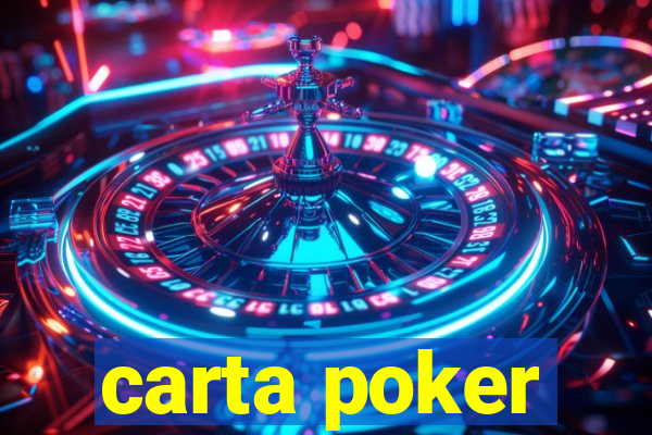 carta poker