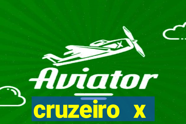 cruzeiro x fluminense palpite