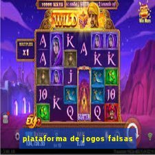 plataforma de jogos falsas