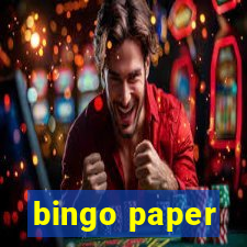 bingo paper