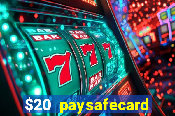 $20 paysafecard deposit bonus casino nz