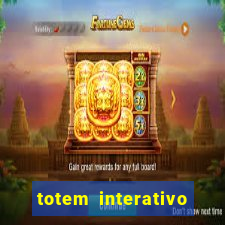 totem interativo touch screen