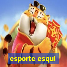 esporte esqui