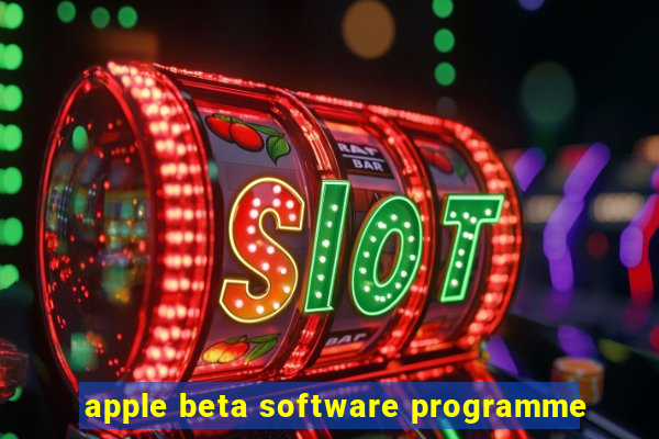 apple beta software programme