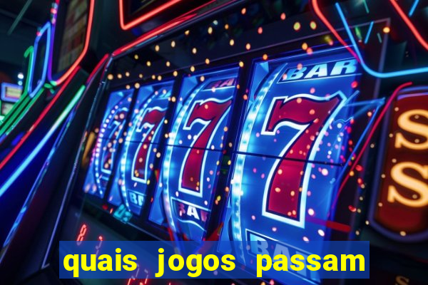 quais jogos passam no sportv