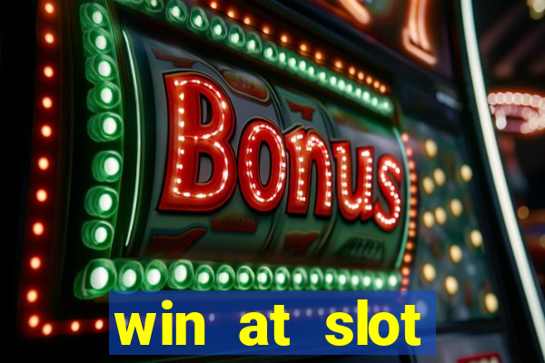 win at slot machines in casinos